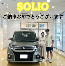 ☆ソリオご納車おめでとうございます☆